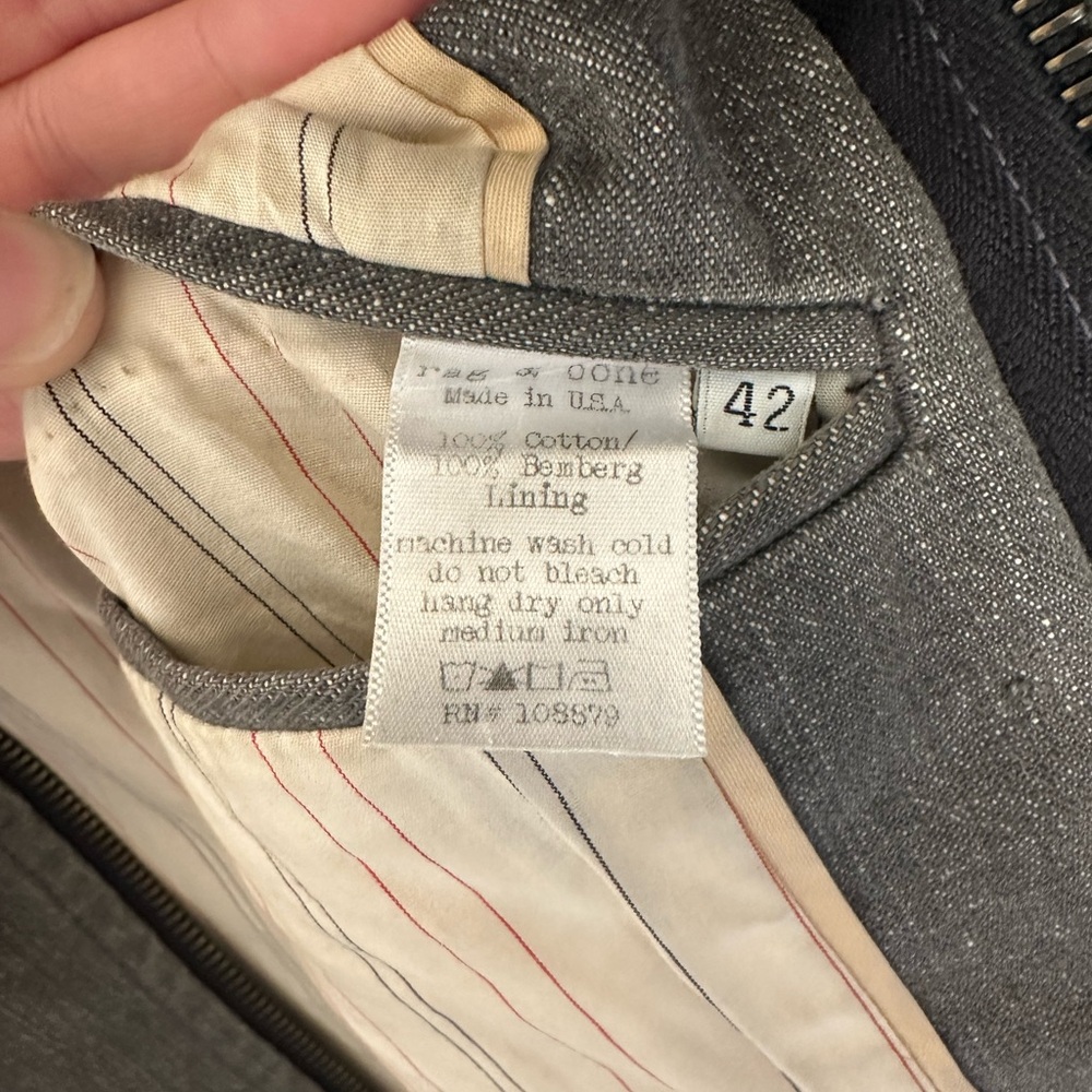 Rag & Bone Textured Tan Men’s Jacket - Picture 5 of 7